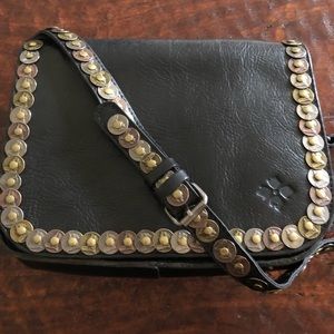 Patricia Nash black leather handbag